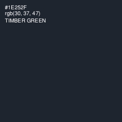 #1E252F - Timber Green Color Image